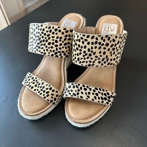 Leopard Slip on Wedge 8.5